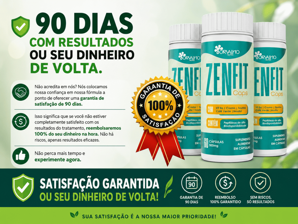 Zenfit caps garantia 90 dias